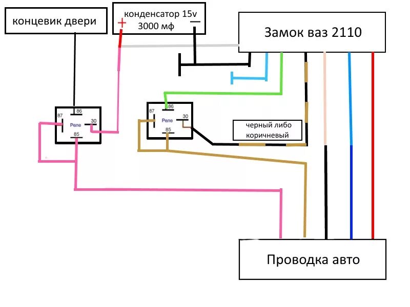 Замок 2110 на 2107 - Сообщество "ВАЗ: Ремонт и Доработка" на DRIVE2