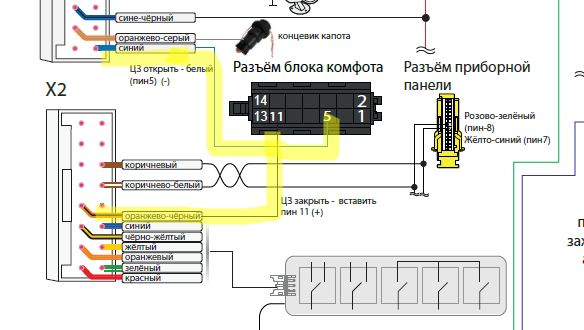 Подключение замка двери гранта Управление ЦЗ LAda Granta Cross 2022 / Самостоятельная установка / StarLine