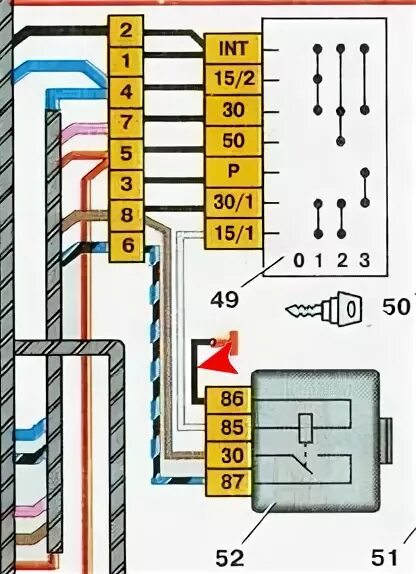 Подключение замка зажигания 2108 Ответы Mail.ru: Провода в замке зажигания Ваз 21099