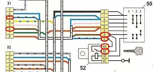 Подключение замка зажигания 2109 карбюратор Устранение просадки напряжения . - Lada 2109, 1,3 л, 1989 года электроника DRIVE