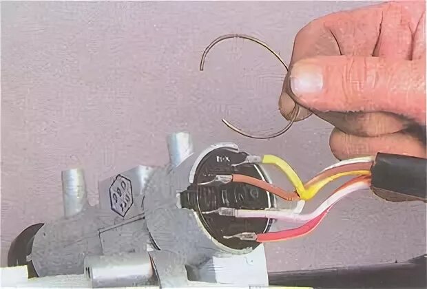 Подключение замка зажигания газ 3110 Ignition lock (replacement of the contact group of the ignition switch) on a Vol