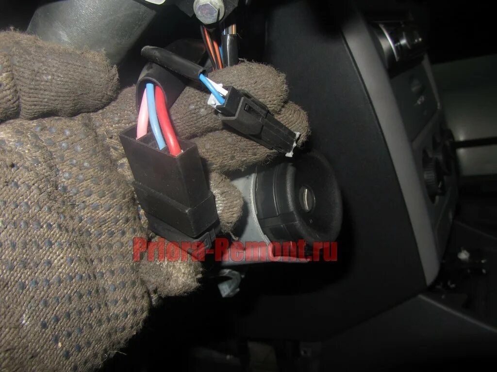 Подключение замка зажигания гранта Замена замка зажигания на приоре. Замок зажигания лада Приора - демонтаж, профил