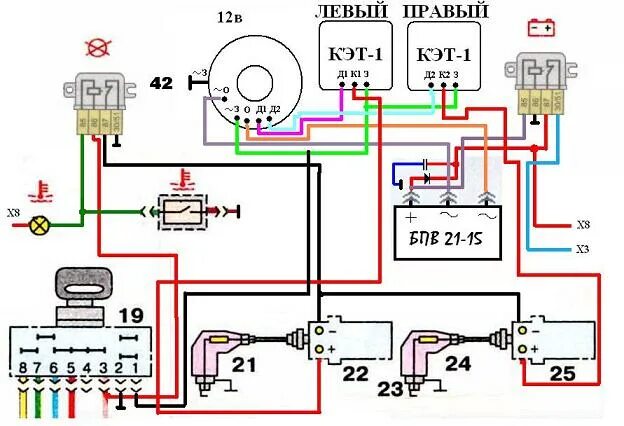 Подключение замка зажигания иж Схема иж ю5 - КарЛайн.ру