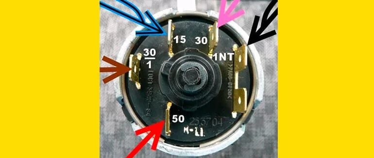 Подключение замка зажигания на лончин 2v80fd Схема электропроводки ваз 2106: этапы работ