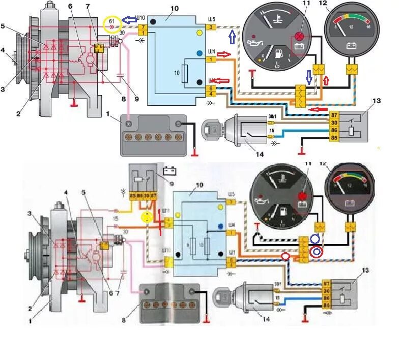 Ваз 2101 схема зарядки - Авто- Форум