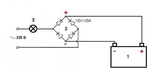 Подключение зарядного диодного моста зарядного устройства Самодельное зарядное устройство // запчасти и аксессуары для мототехники