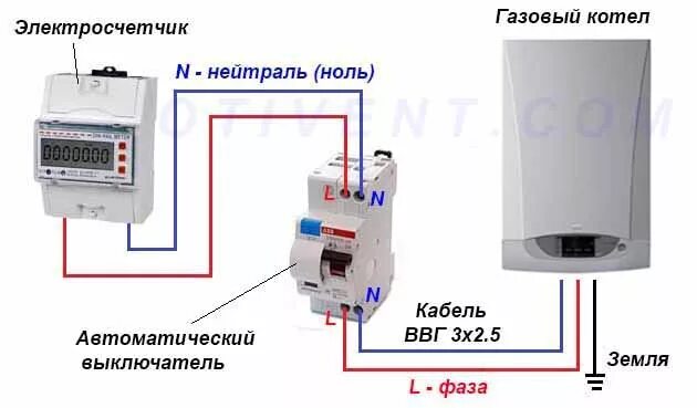 Подключение заземления к газовому котлу подключение газового котла к электросети Официальный сайт Северо-западная газова