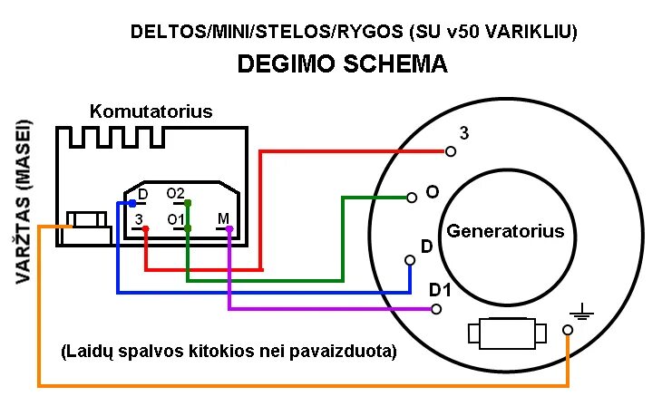 Подключение зажигания Схема минск на искру