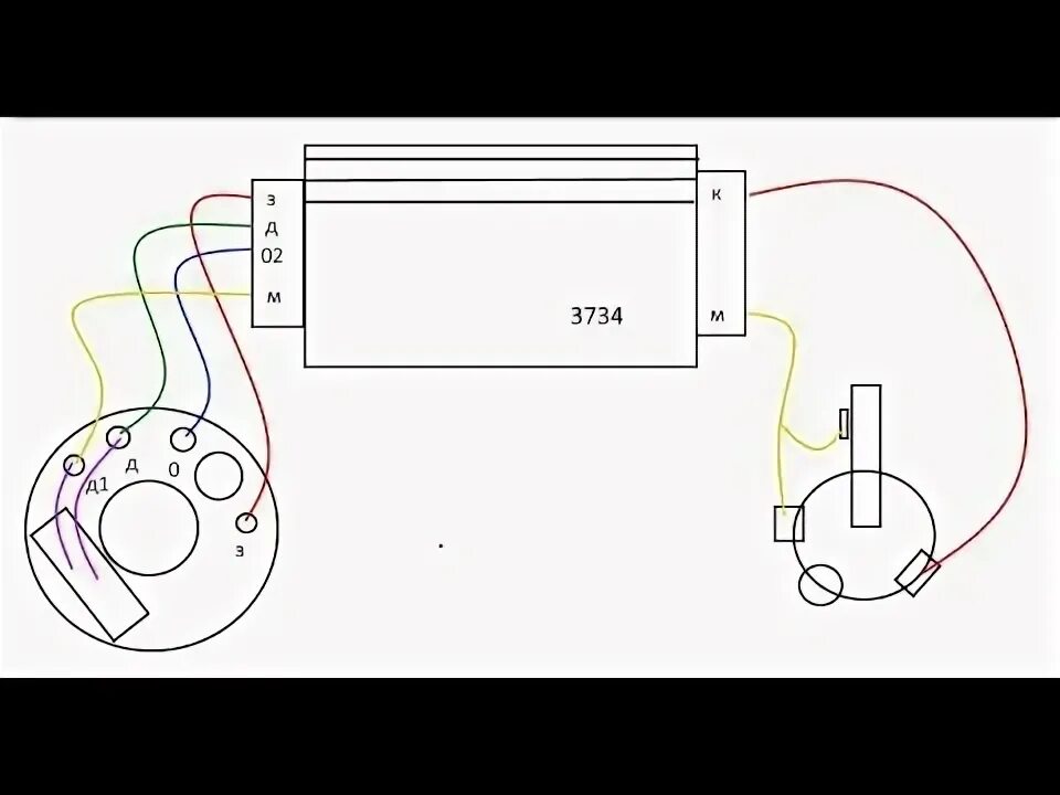 Подключение зажигания установка минского генератора на ИЖ П3 (ч2) - YouTube