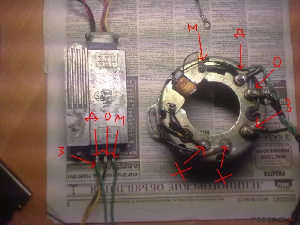 Подключение зажигания минск 6 вольт помогите с проводкой - МОПЕДИСТ.ру - клуб любителей мокиков и мопедов