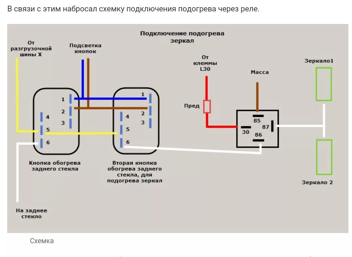 Подключение зеркал через реле Комфорт в авто Часть 3: Установка и подключение электрозеркал на ауди 80 б3 - Au