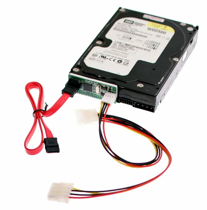 Подключение жесткого диска без драйвера IDE to SATA Converter Board - MODDIY