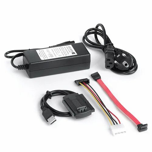 Подключение жесткого диска sata через usb Конвертер-переходник , USB 2.0 к SATA/IDE поддержка 2,53,55,25"IDE (id 497257