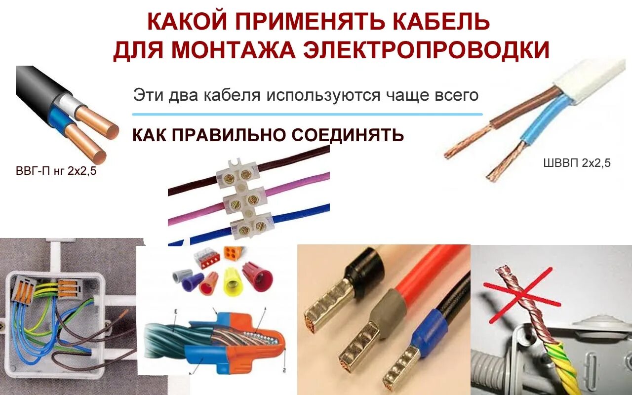 Подключение жил кабелей и проводов Какой нужно использовать: найдено 48 изображений