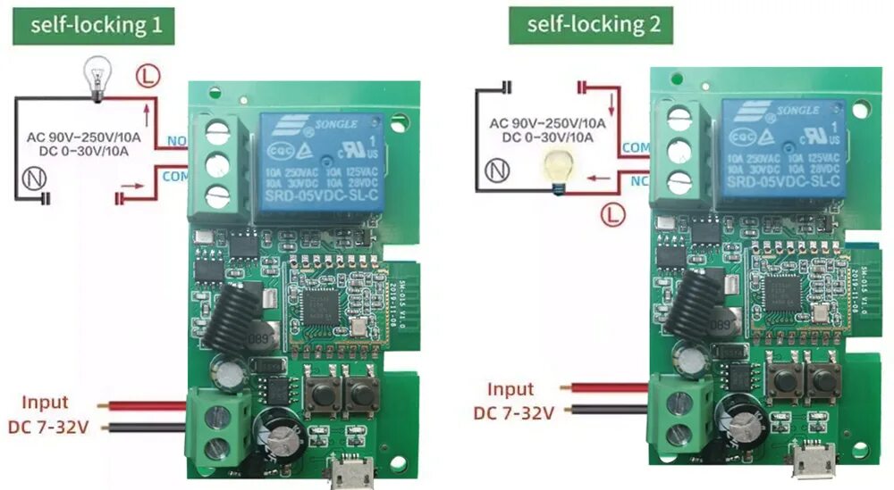 Подключение zigbee реле Реле дистанционного управления Zigbee, 1 канал, USB, 5 В, 12 В, 220 В, 433 МГц A