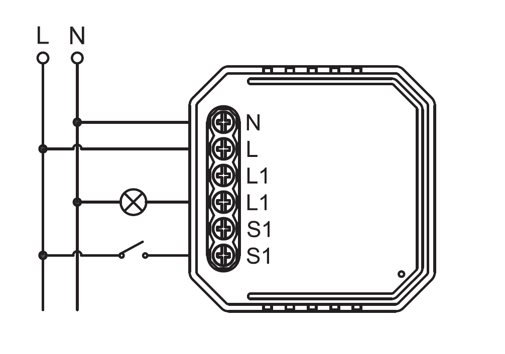 Подключение zigbee реле Ściemniacz 1-kanałowy Dimmer ZigBee 3.0 TUYA LN (SWTZ73) - Inteligentny Dom