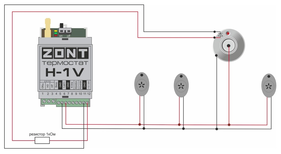 Подключение zont 1 Файл:Ключи Touch Memory H-1V.jpg - Библиотека Микро Лайн