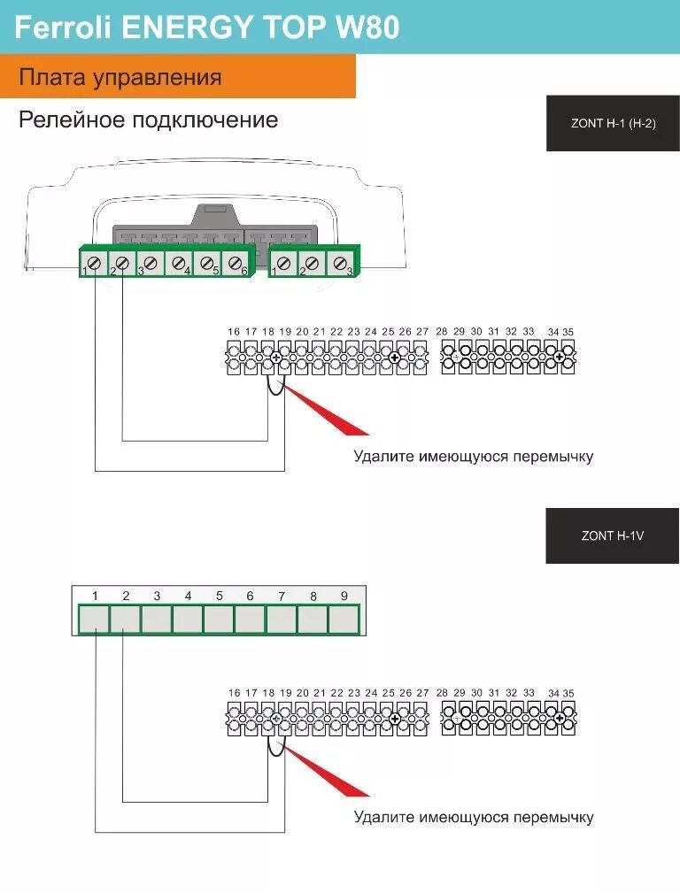 Подключение zont к котлу buderus Схемы подключения оборудования ZONT к котлам отопления Ferroli - microline