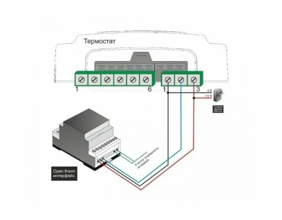 Подключение zont к котлу mizudo Эван OpenTherm