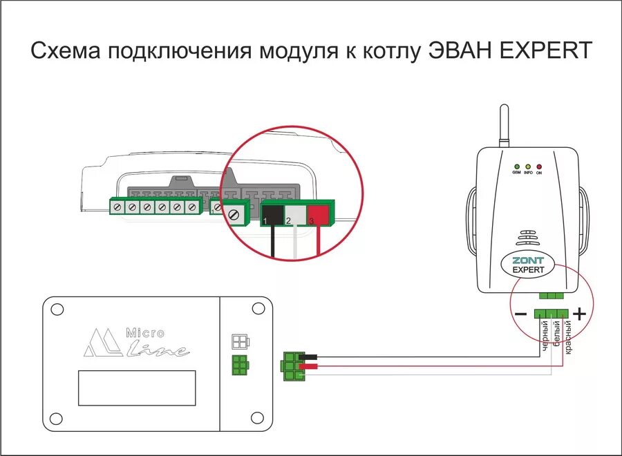 Подключение zont к котлу stout схема Термостат Zont Expert GSM Climate (для котлов Эван Expert) купить в Москве с дос