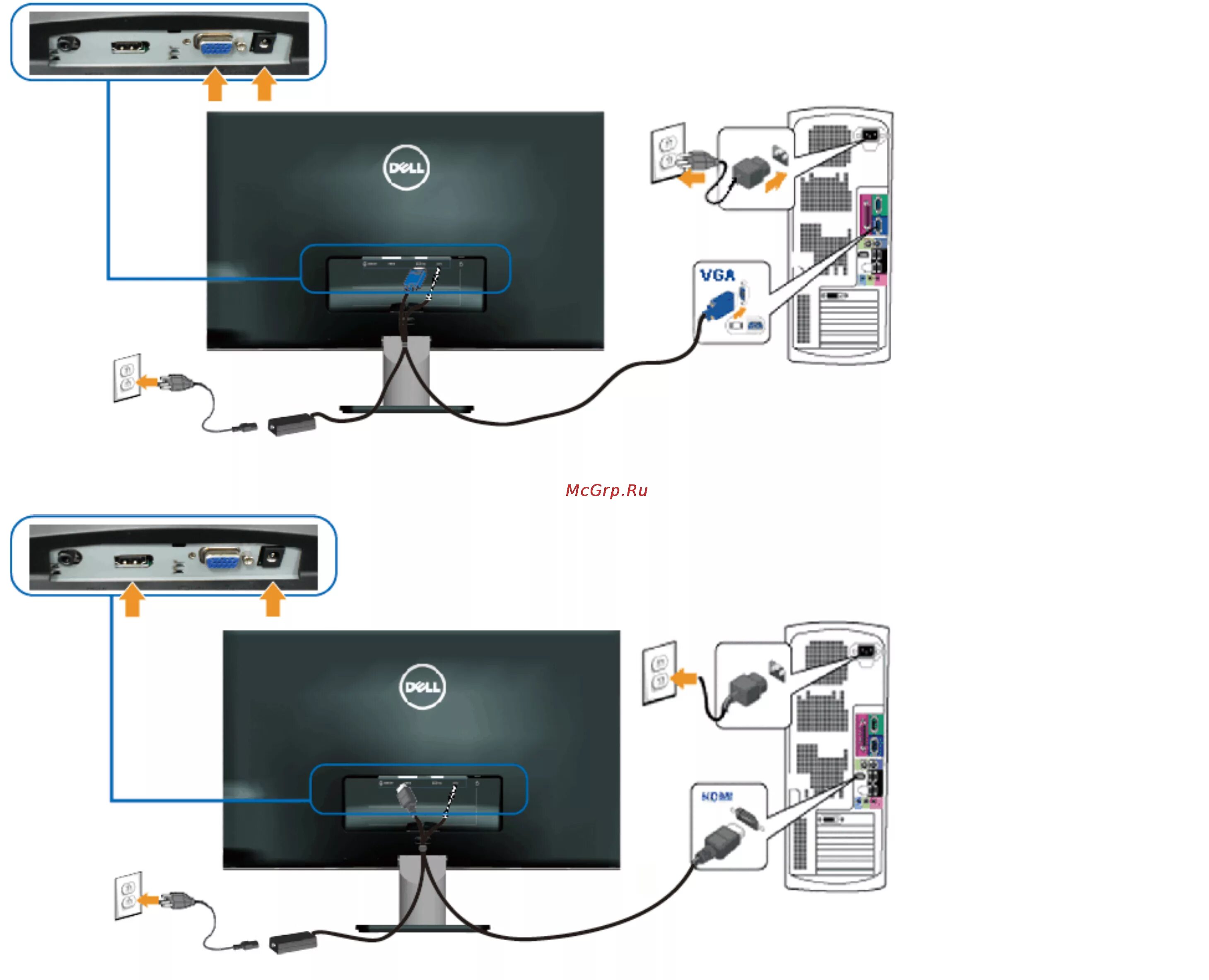 Подключение звука через монитор Dell S2340L Инструкция по эксплуатации онлайн 19/47 76881