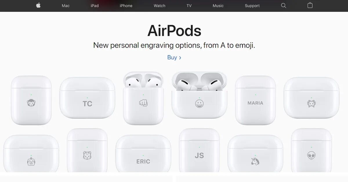 Подключения аирподс 2 Apple Officially Added The Option To Engrave The Icon On AirPods Charging Boxhtt