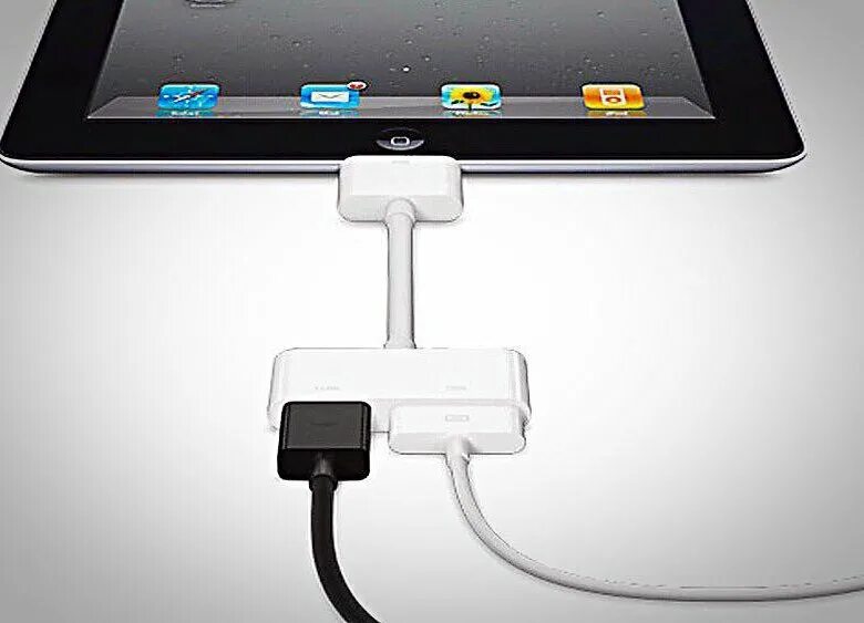 Подключения айпада к телевизору Apple hdmi адаптер для iPad, iPhone 4/4s, iTouch 4 - купить в Москве, цена 599 р