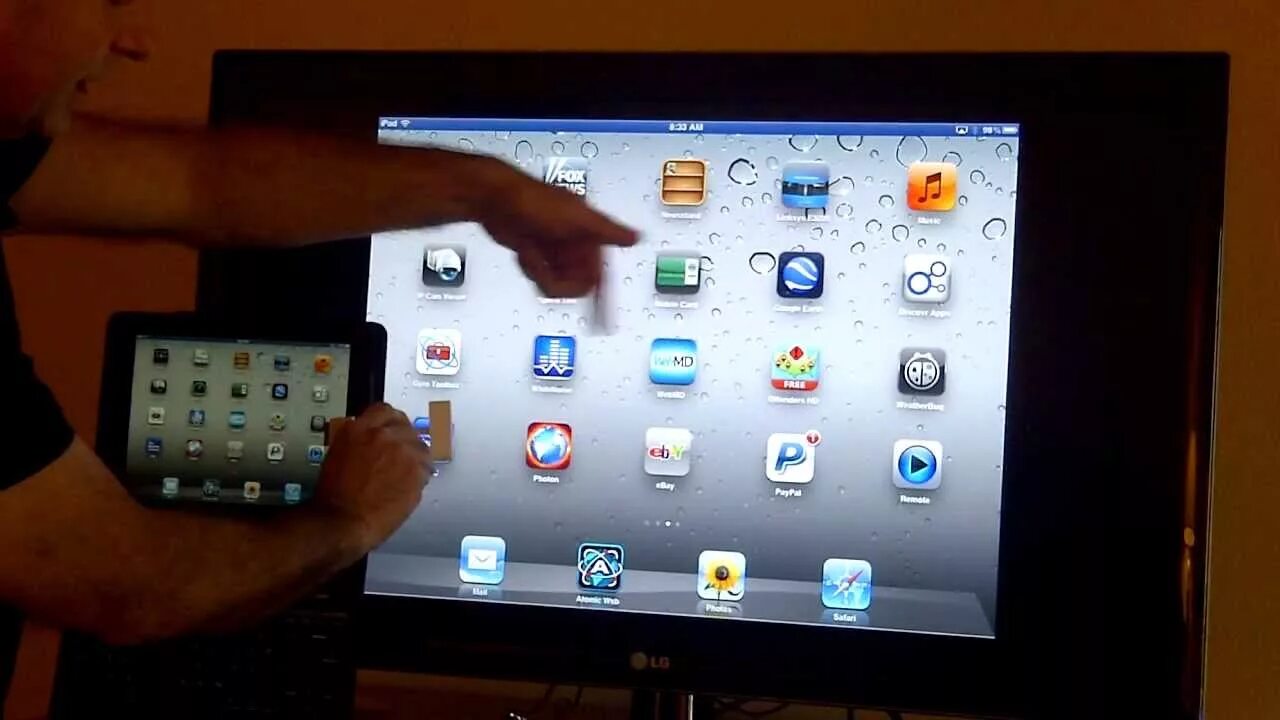 Подключения айпада к телевизору Apple TV and IPad airplay mirroring WITHOUT an internet connection-simple unknow