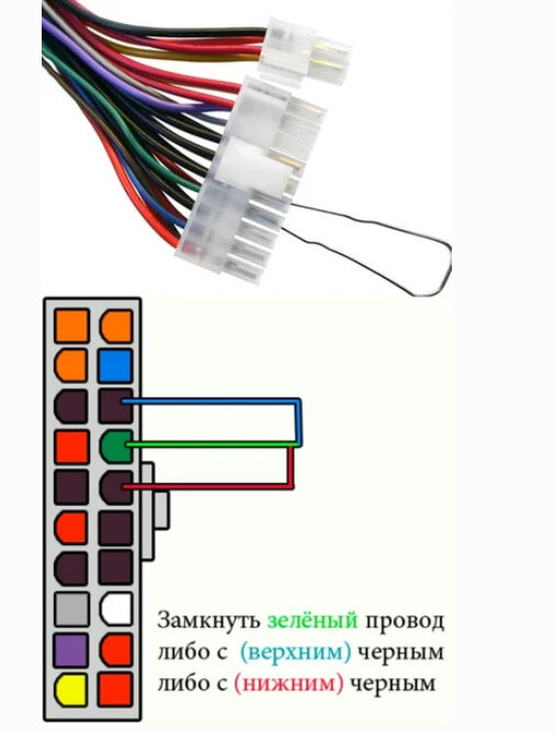 Подключения блока питания без материнской платы Можно ли подключить питание блока питания к корпуса ПК, чтобы просто посмотреть 