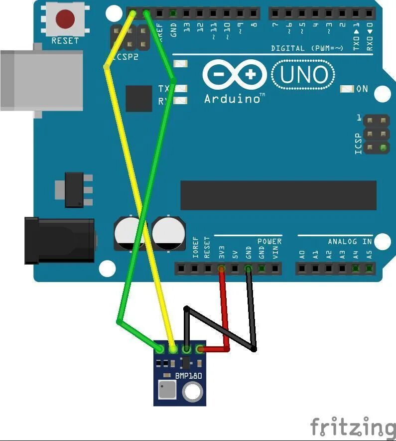 Подключения датчика давления воды к ардуино Использования датчика давления BMP180