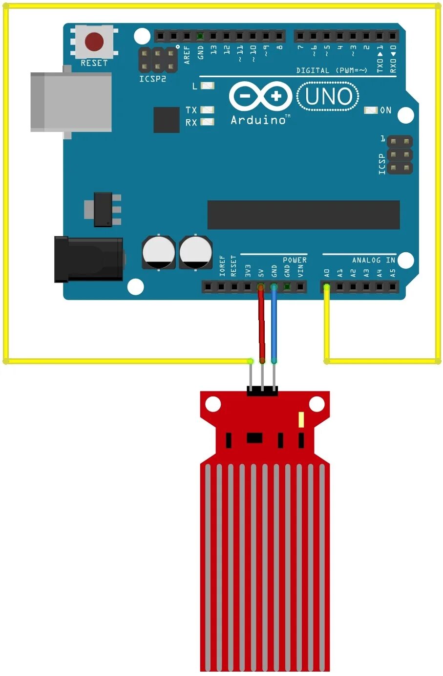 Подключения датчика давления воды к ардуино Arduino. Подключение аналогового датчика уровня воды. - Клёвый код