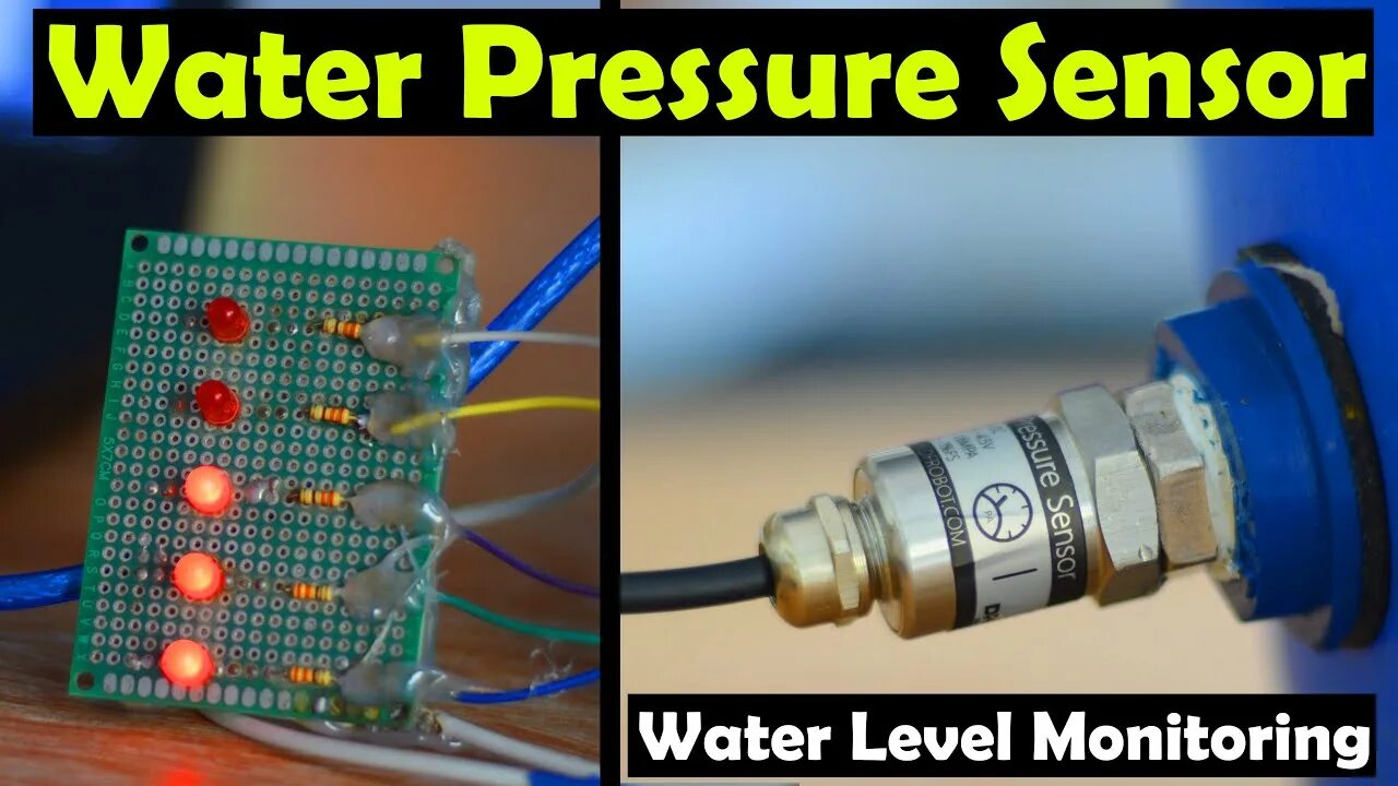 Подключения датчика давления воды к ардуино Arduino Water Pressure Sensor Project, Water Level Pressure Sensor, Water pressu