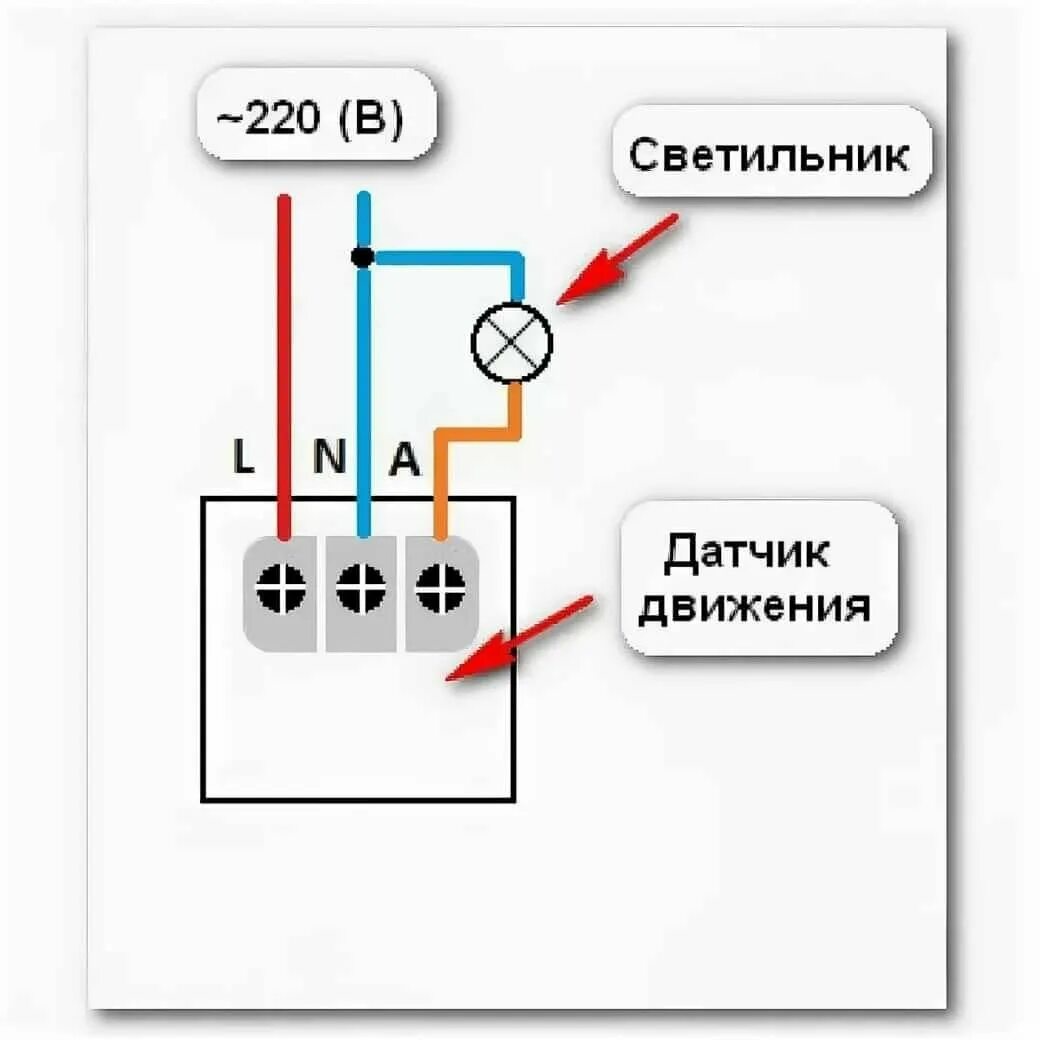 Подключения датчика движения 4 провода Опытный электрик - Электрика Семей на Olx