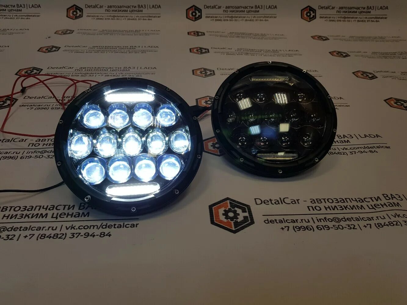 Подключения диодных фар на ниву 2121 КОМПЛЕКТ LED ФАР НИВА 4Х4 R80 - купить по цене 4 400 руб. в интернет-магазине De