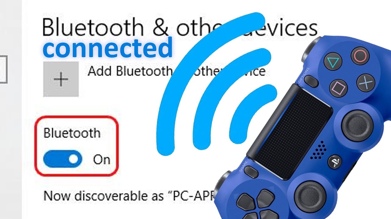 Подключения dualshock 4 к компьютеру How to Connect PS4 Controller to PC with Bluetooth and Play Steam Games - YouTub