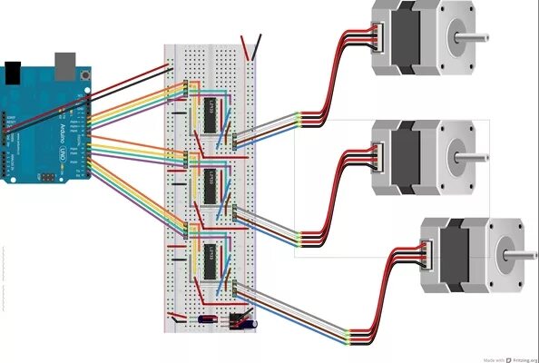 Подключения два шаговых двигателя Вопросы по Nano + 28BYJ-48 Аппаратная платформа Arduino