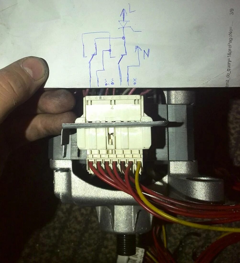 Подключения двигателя самсунг Мотор от стиральной машины - Страница 2