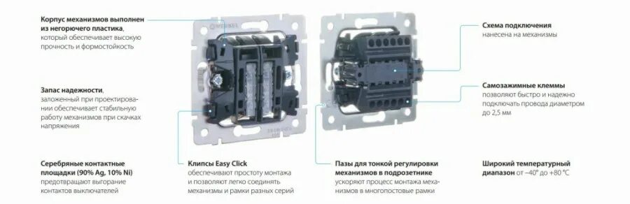 Подключения двухклавишного выключателя веркель Выключатель двухклавишный проходной с подсветкой Werkel W1122101 (WL01-SW-2G-2W-