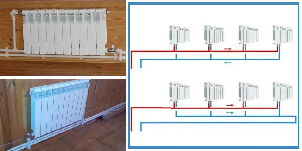 Подключения двухтрубного отопления фото Подключение радиатора отопления к двухтрубной системе: разбор всех возможных спо