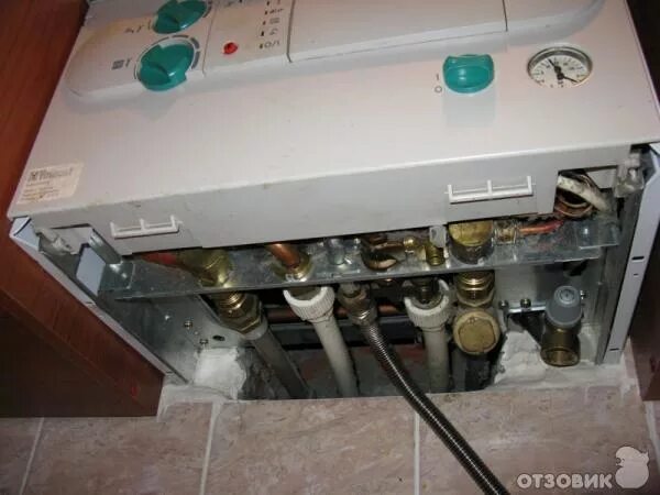 Подключения газового котла vaillant Отзыв о Двухконтурный настенный газовый котел Vaillant Atmomax Pro VUW 240 Эконо