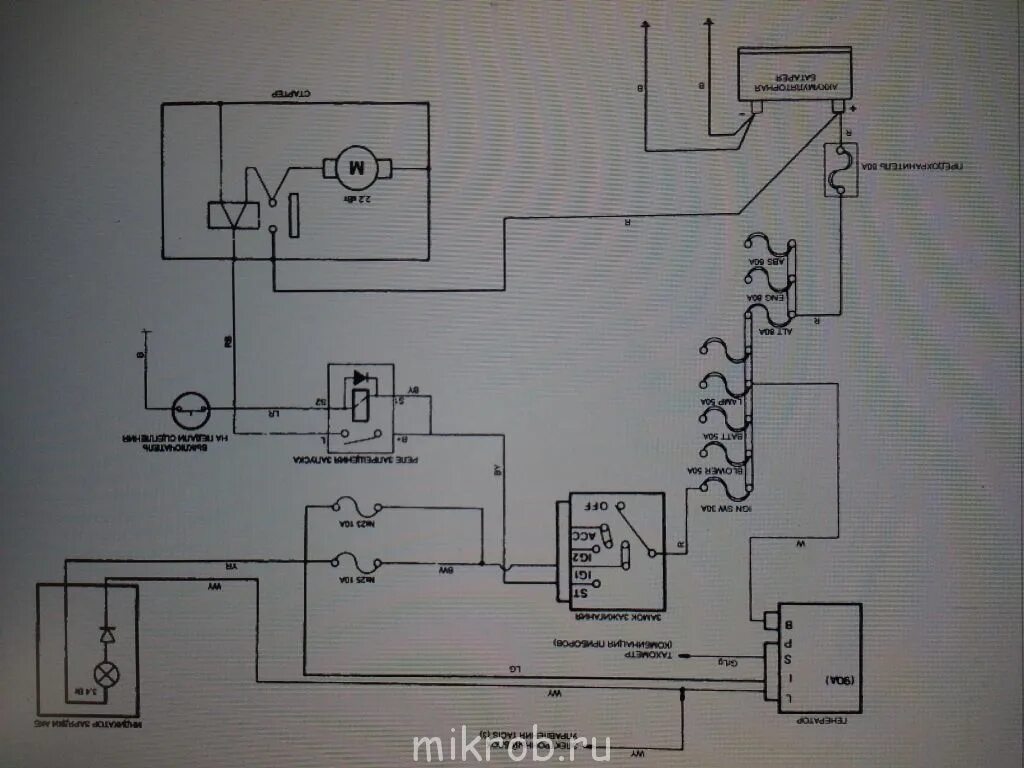 Подключения генератор истана Подскажу по электрооборудованию истаны - Страница 98 - Клуб любителей микроавтоб