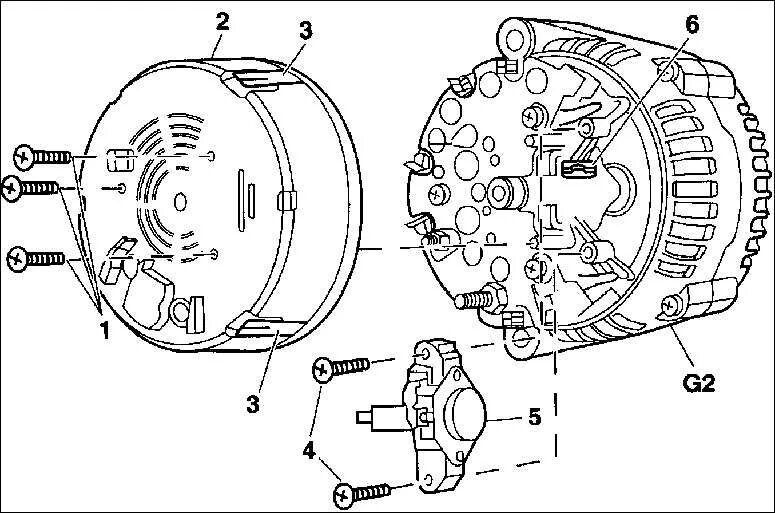 Подключения генератора мерседес Ремонт генератора - Mercedes-Benz C-class (W202), 1,8 л, 1994 года своими руками