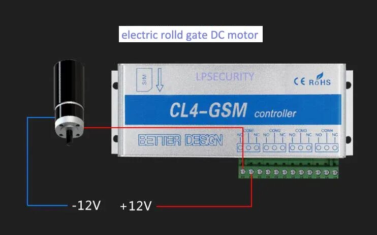 Подключения gsm реле Купить LPSECURITY GSM SMS контроллер CL4-GSM сенсор беспроводной пульт дистанцио