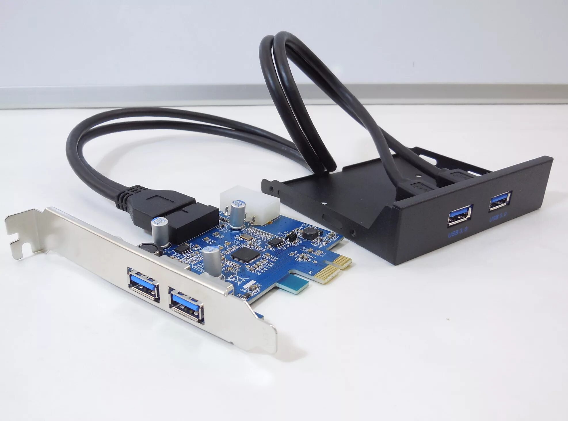 Подключения к пк usb 3 PCI-E контроллер + USB 3.0 Front Panel