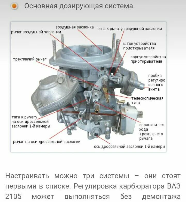 Подключения карбюратора ваз 2105 Карбюратор ваз 2101-07 - купить, цена 500 руб., продано 10 марта 2018 - Запчасти