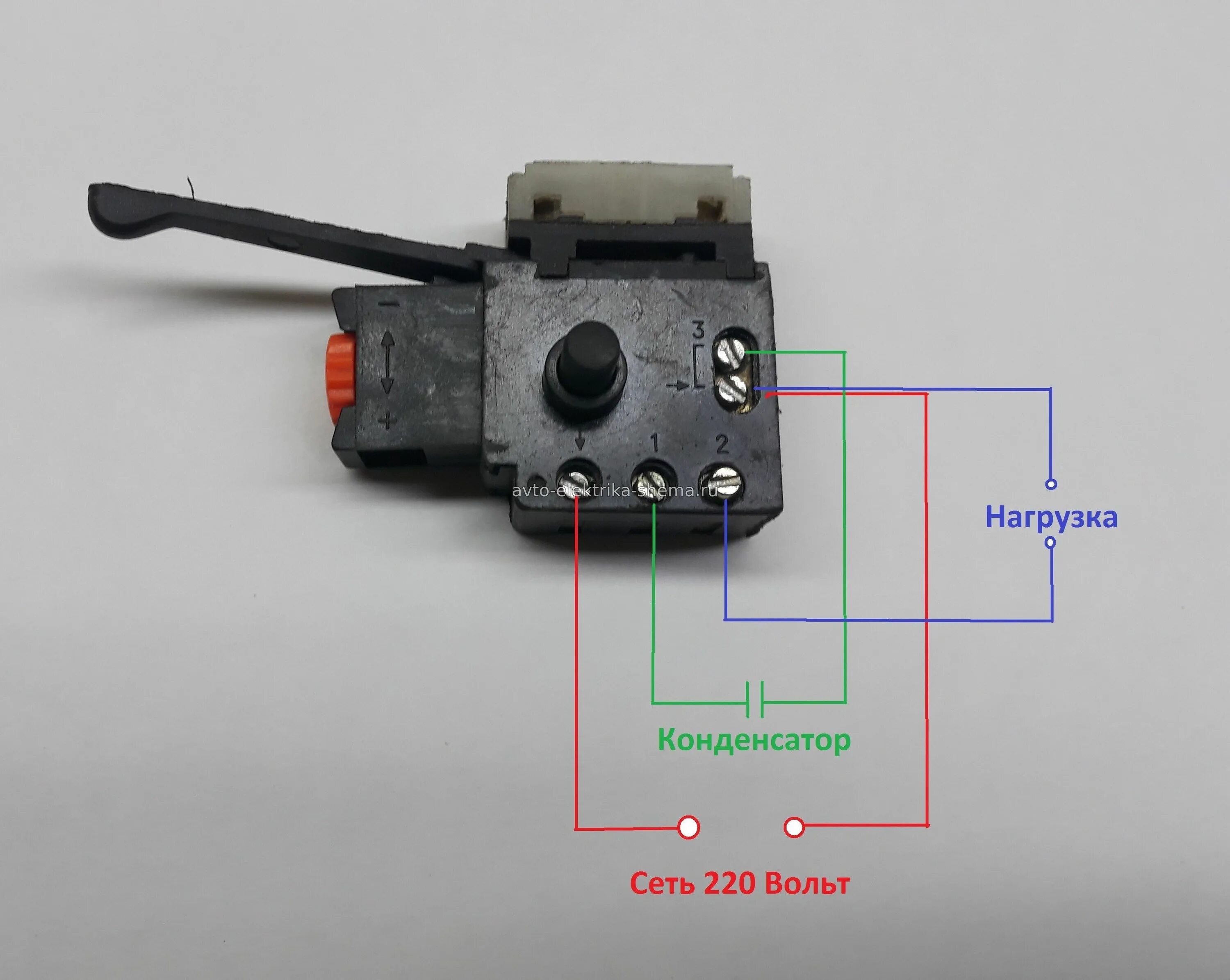 Подключения кнопки 2450 Проверка кнопки у дрели Electronic schematics, Electronics basics, Radio