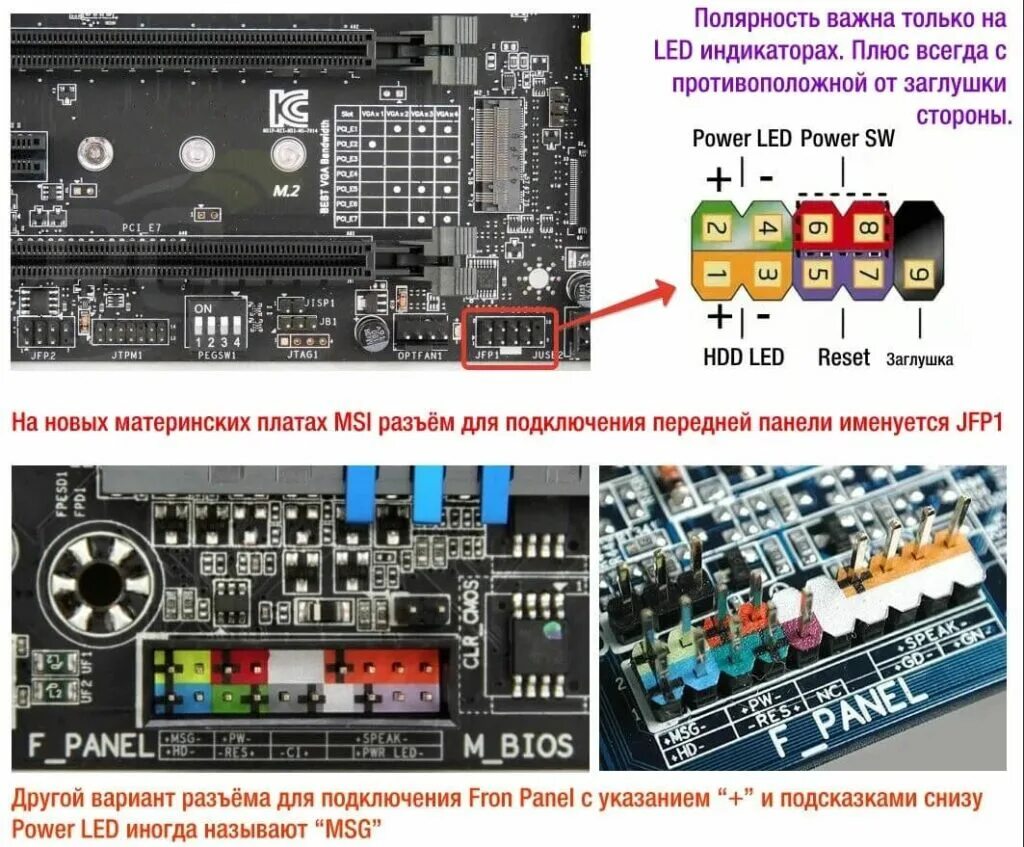 Как подключить power sw к материнской плате BlogLinux.ru