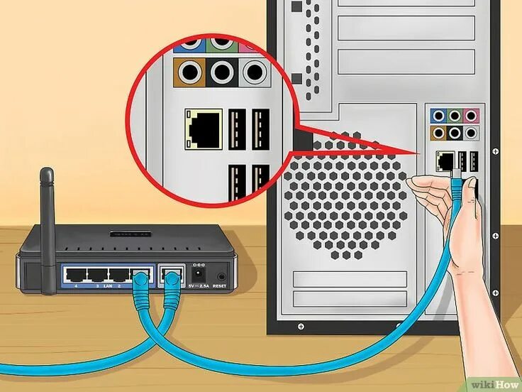 Подключения компьютеру позволит установить How to Set Up a Wireless Router (with Pictures) - wikiHow Router, Wireless route