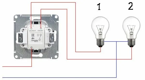 Подключения l и 1 Двойной выключатель. Частая проблема подключения. Электрика в быту Дзен