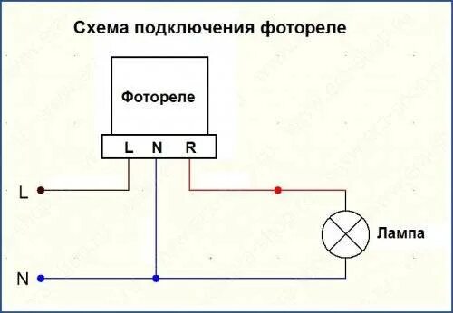 Подключения лапы на фото элемент Как подключить датчик света (фотореле, день-ночь): к лампочке или прожектору